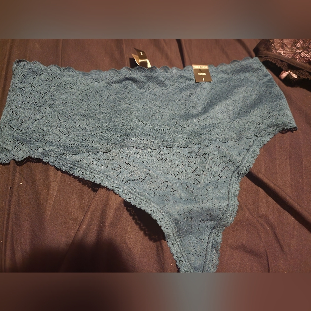 4 Way Stretch Lace High Waisted Thong